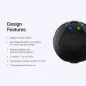 Hypersphere Go: Balle de Massage Vibrante – Soulagement & Récupération, Format Voyage